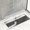36 Inch Stainless Steel Linear Floor Drain Blind Style and Drain Base with Rubber Gasket