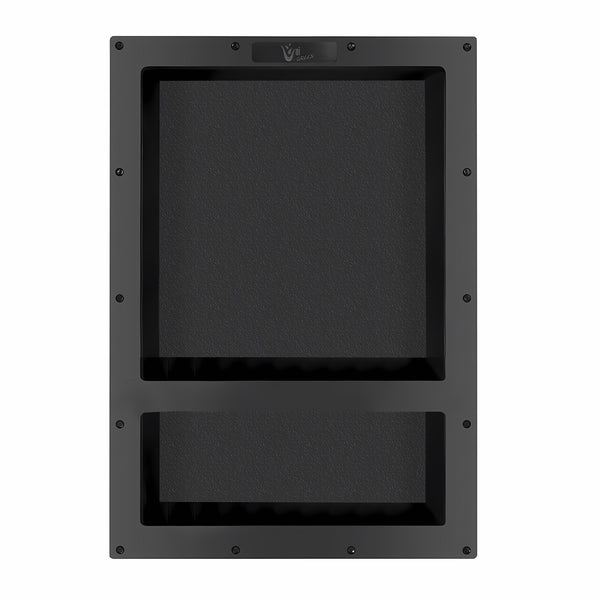 17''×25'' Double Shelves Shower Recessed and Built In Shower Shelves in Bathroom UGRN201