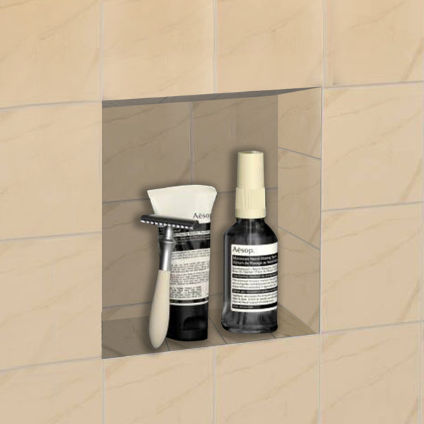 17"×17" Recessed Shower Niche with Texture Ready for Tile   UGSN1717