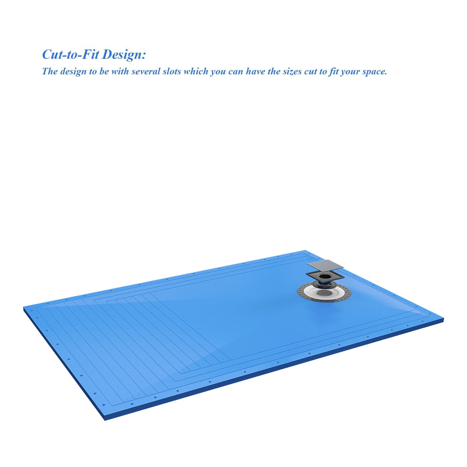 Tile Shower Pan Kit 72X48