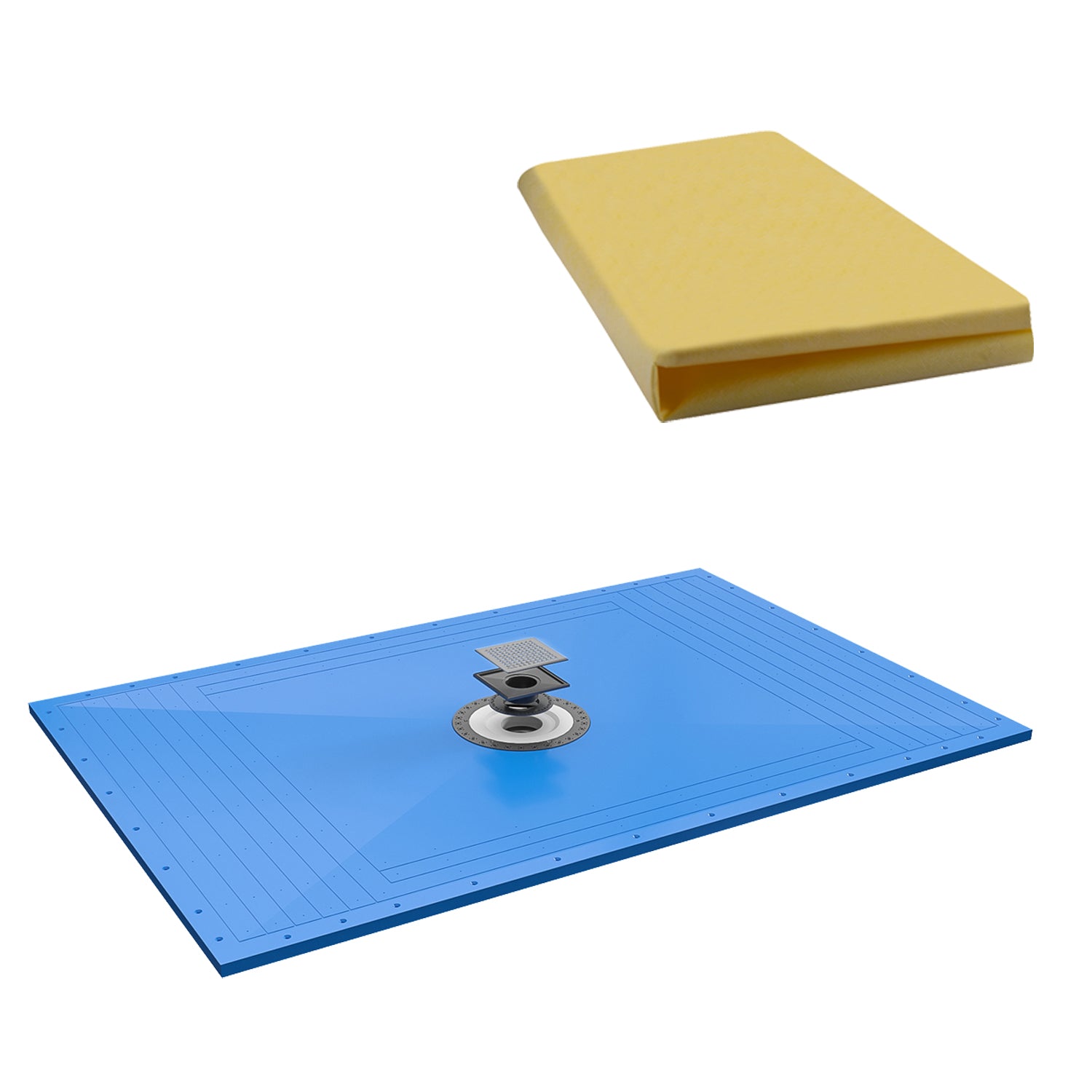 Tile Shower Pan Kit 72X48