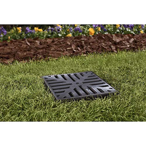 Catch Basin Kit 12X12 inch with Debris Basket and Grating | Square Storm Drain
