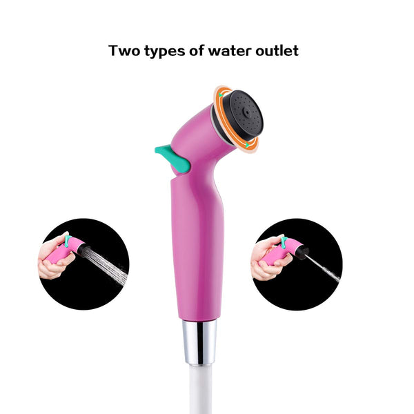 Handheld Bidet Sprayer Kits for Toilet/Diaper Sprayer Shattaf with 2 Water Flow Sprayers