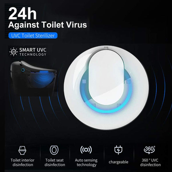 Toilet Bowl Cleaner UV Light Sanitizer Rechargeable