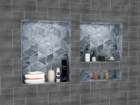 Tileable Preformed Bathroom Shower Niche Recess It Shower Shampoo Shelf 20‘’X32‘’