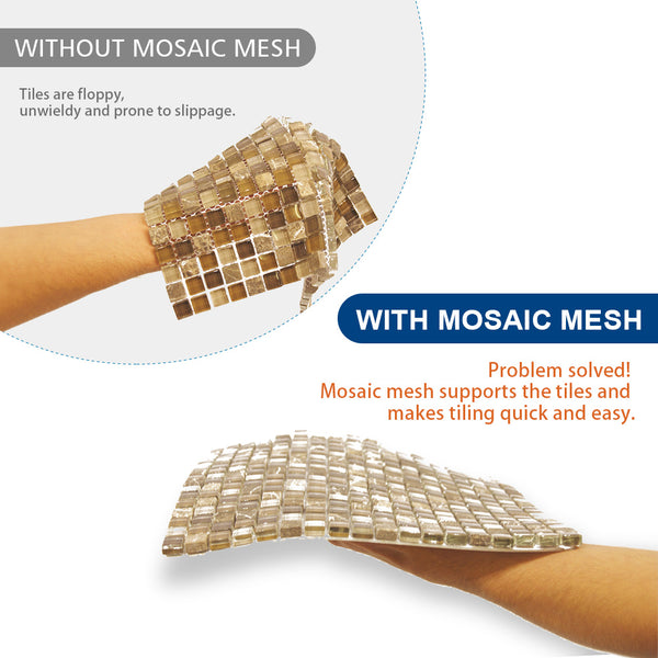 Mosaic Mesh Backing 12"X12" for Mosaic Installation