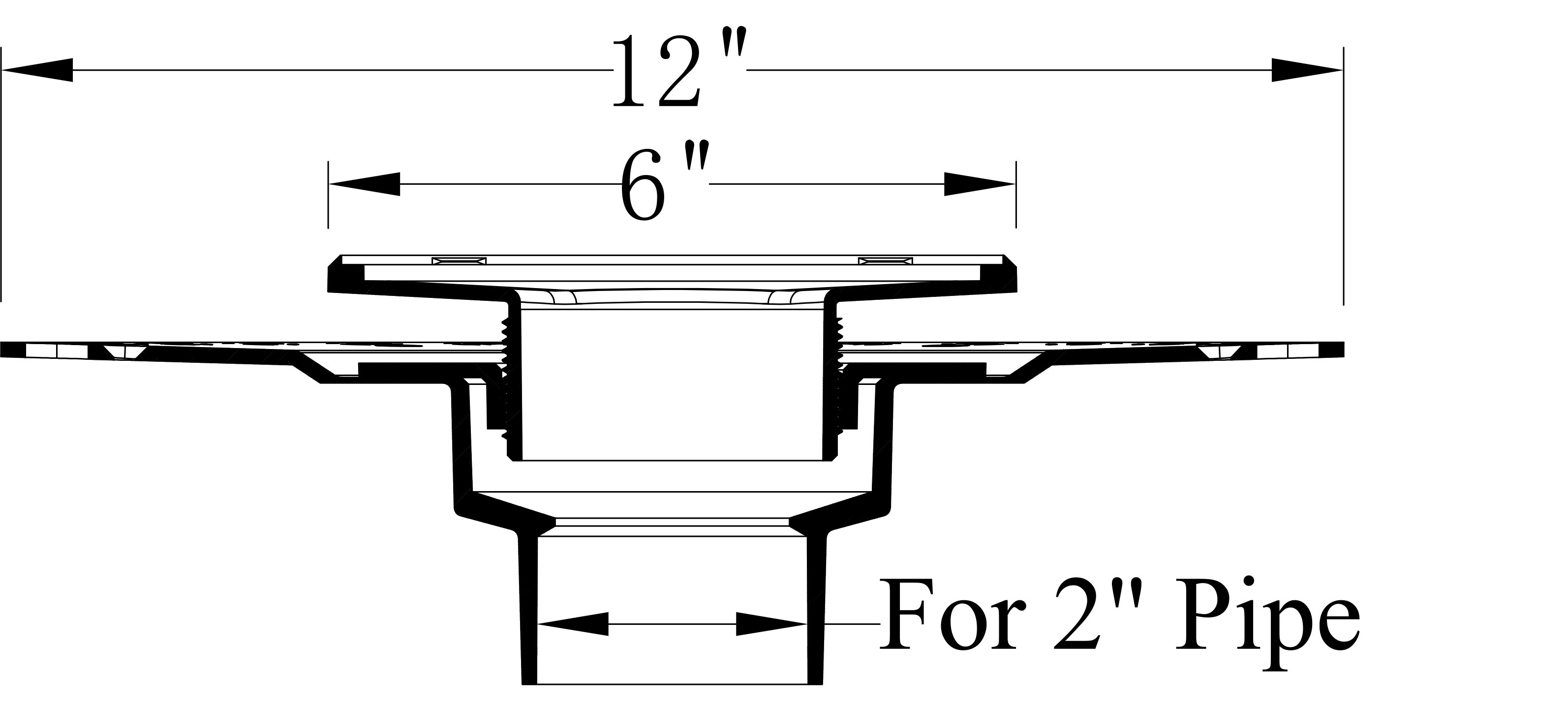 Bonding Flange Floor Drain with Snap-in 6